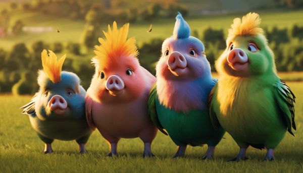 Ennemis unis face à la menace des angry birds copains comme cochons
