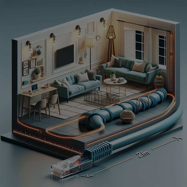 Quelle longueur maximale de câble Ethernet peut-on utiliser sans perte de signal pour un réseau domestique ?